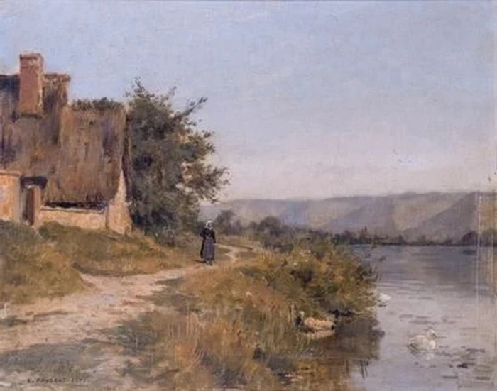 Sentiero lungo l'acqua